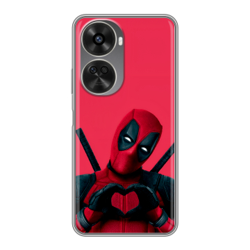 Силиконовый чехол на Huawei Nova 11 SE с принтом Дедпул Deadpool