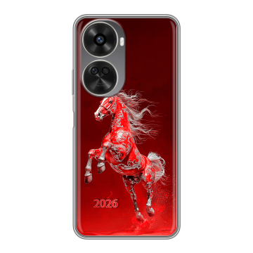 Силиконовый чехол на Huawei Nova 11 SE с принтом Новый год