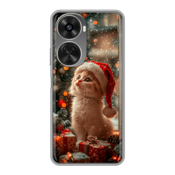 Силиконовый чехол на Huawei Nova 11 SE с принтом Новый год