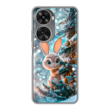 Силиконовый чехол на Huawei Nova 11 SE с принтом Новый год