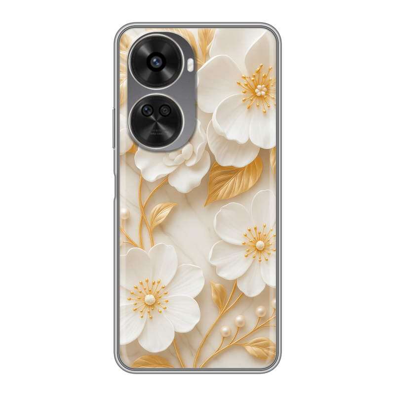Силиконовый чехол на Huawei Nova 11 SE с принтом Цветы Силиконовый чехол на Huawei Nova 11 SE с принтом Цветы
