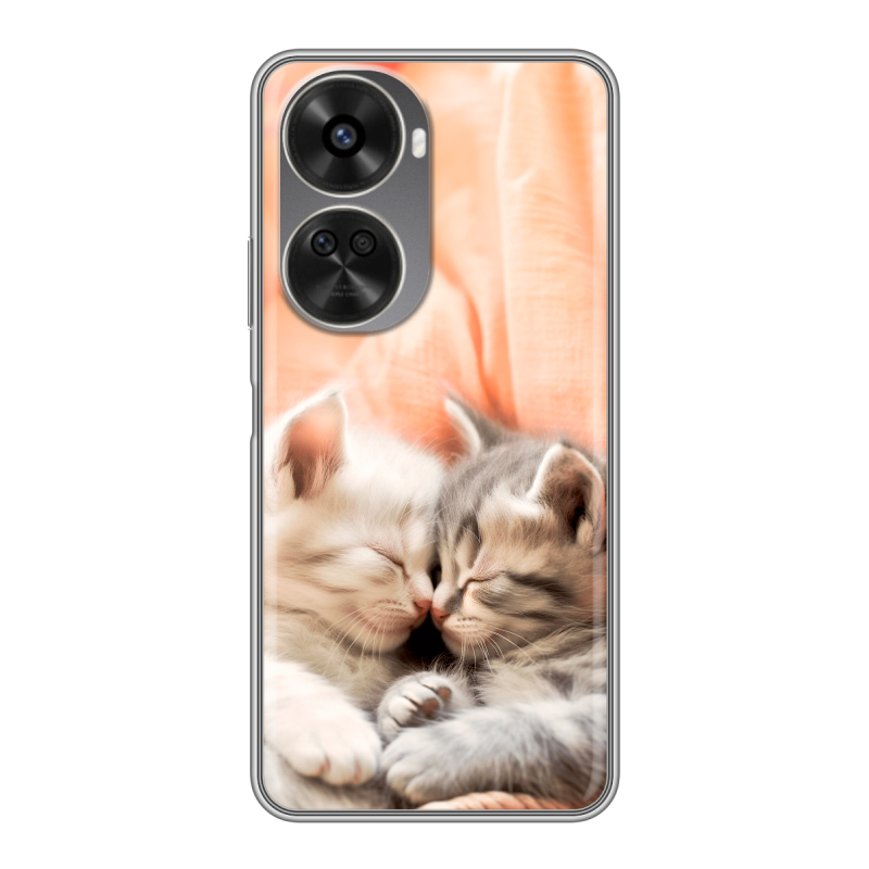 Силиконовый чехол на Huawei Nova 11 SE с принтом Котята Силиконовый чехол на Huawei Nova 11 SE с принтом Котята