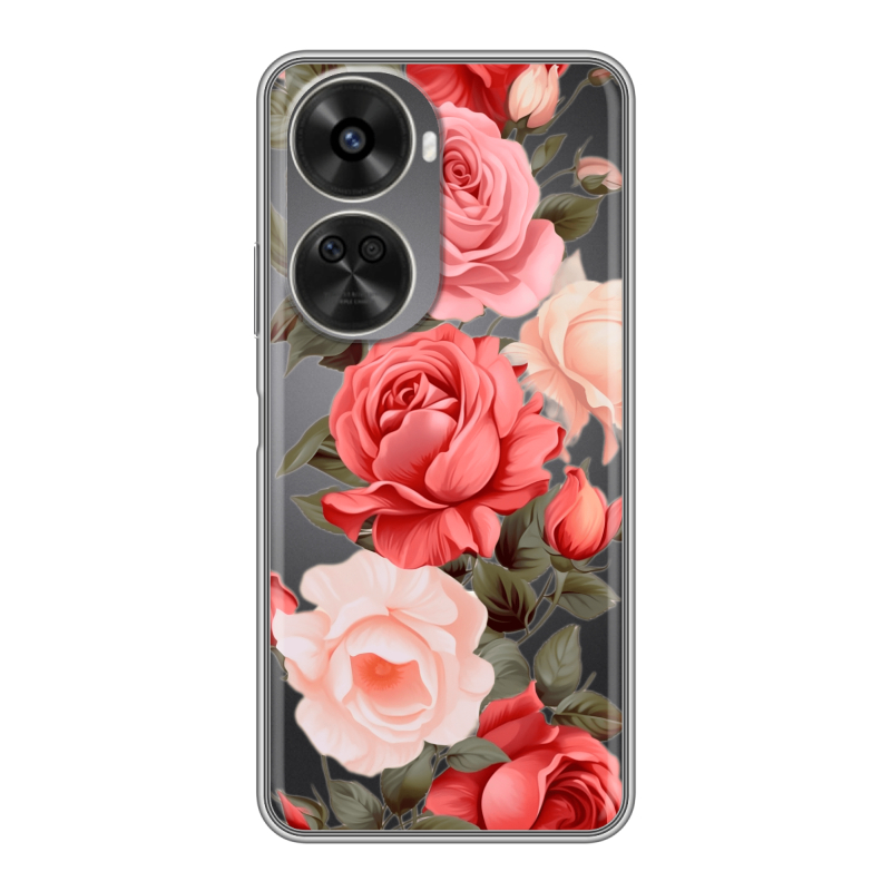 Силиконовый чехол на Huawei Nova 11 SE с принтом Розы Силиконовый чехол на Huawei Nova 11 SE с принтом Розы