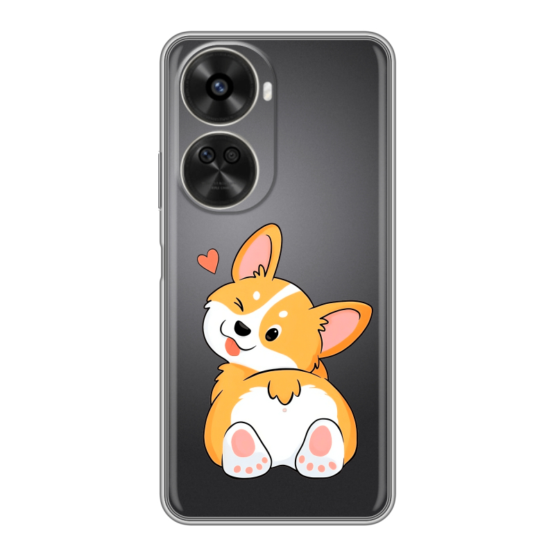 Силиконовый чехол на Huawei Nova 11 SE с принтом Корги Силиконовый чехол на Huawei Nova 11 SE с принтом Корги
