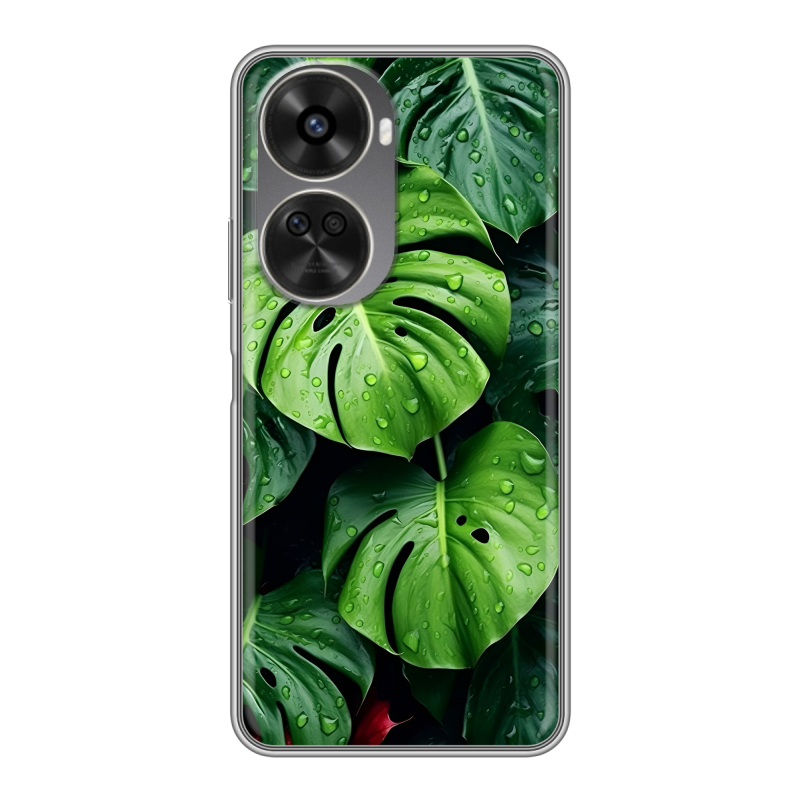 Силиконовый чехол на Huawei Nova 11 SE с принтом Листья Силиконовый чехол на Huawei Nova 11 SE с принтом Листья