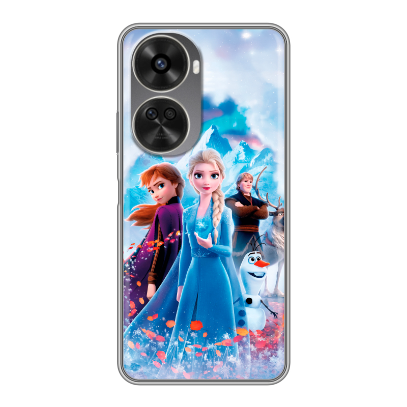 Силиконовый чехол на Huawei Nova 11 SE с принтом Холодное сердце Frozen Силиконовый чехол на Huawei Nova 11 SE с принтом Холодное сердце Frozen