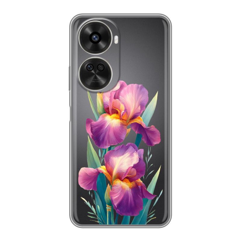 Силиконовый чехол на Huawei Nova 11 SE с принтом Цветы орхидеи Силиконовый чехол на Huawei Nova 11 SE с принтом Цветы орхидеи