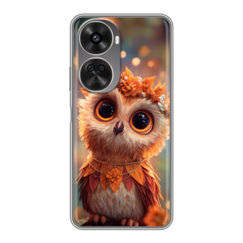 Силиконовый чехол на Huawei Nova 11 SE с принтом Милая сова Силиконовый чехол на Huawei Nova 11 SE с принтом Милая сова