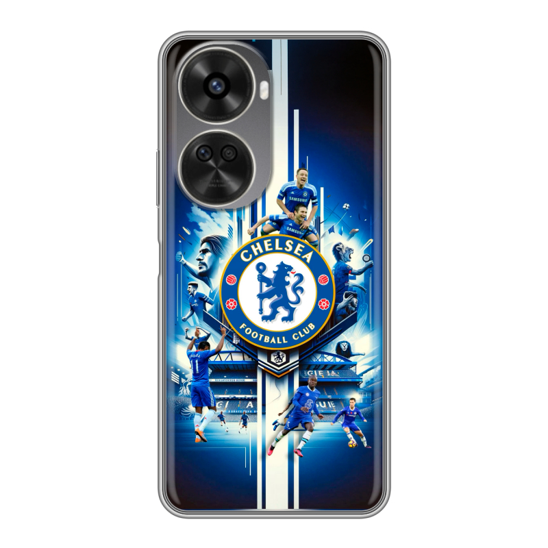 Силиконовый чехол на Huawei Nova 11 SE с принтом Chelsea Челси Силиконовый чехол на Huawei Nova 11 SE с принтом Chelsea Челси