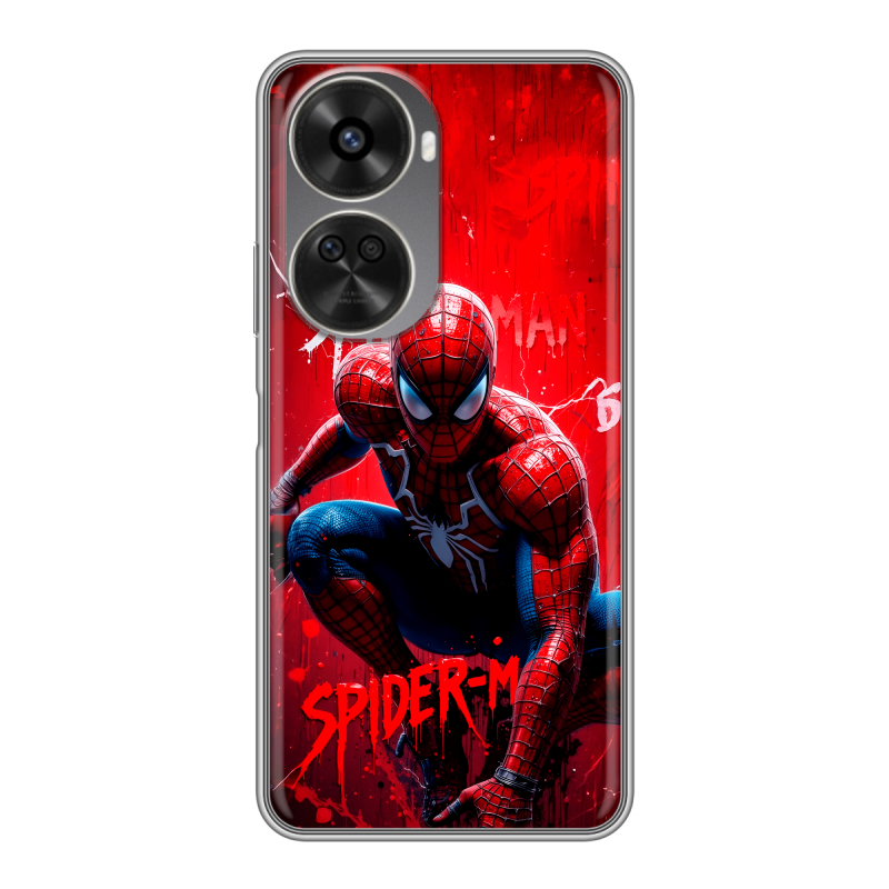 Силиконовый чехол на Huawei Nova 11 SE с принтом Spiderman Человек паук Силиконовый чехол на Huawei Nova 11 SE с принтом Spiderman Человек паук
