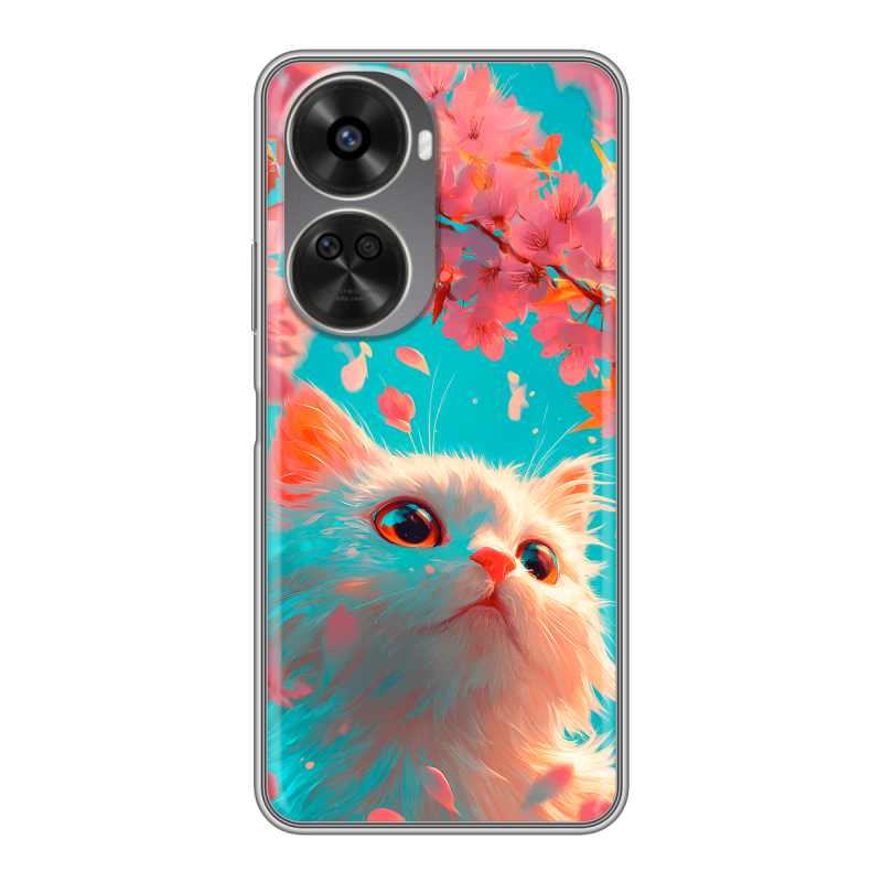 Силиконовый чехол на Huawei Nova 11 SE с принтом Красивый кот Силиконовый чехол на Huawei Nova 11 SE с принтом Красивый кот