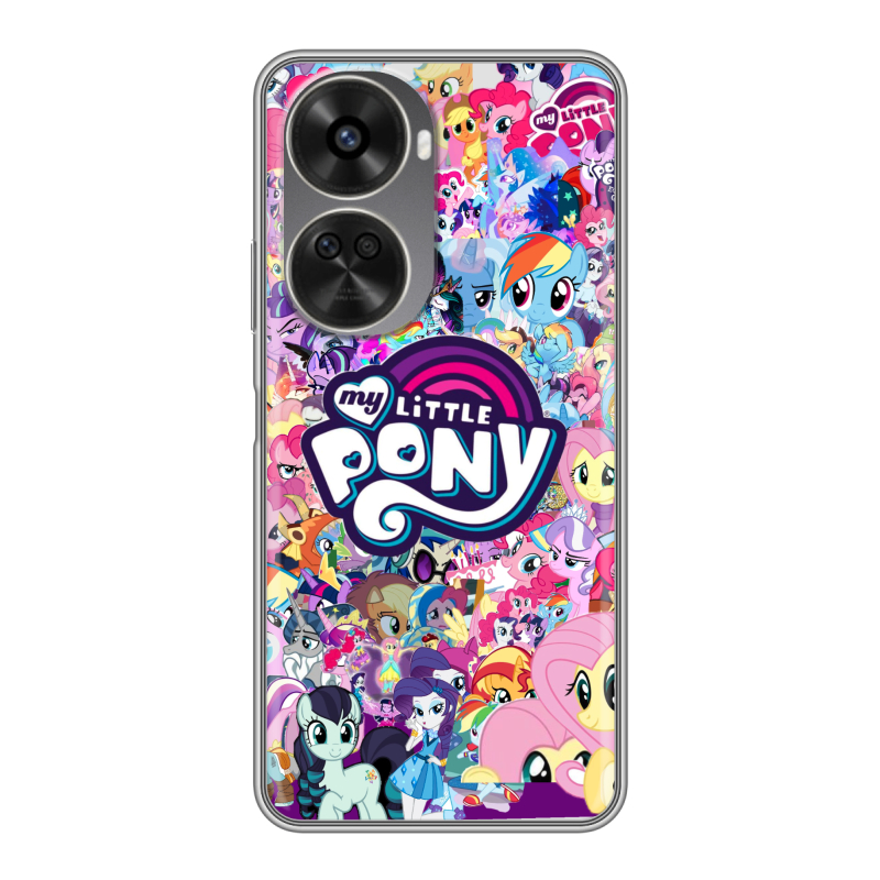 Силиконовый чехол на Huawei Nova 11 SE с принтом My little pony Дружба чудо Силиконовый чехол на Huawei Nova 11 SE с принтом My little pony Дружба чудо