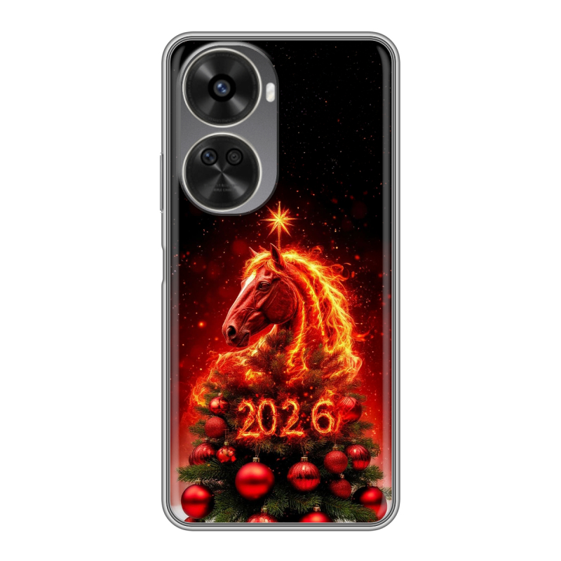Силиконовый чехол на Huawei Nova 11 SE с принтом Новый год Силиконовый чехол на Huawei Nova 11 SE с принтом Новый год
