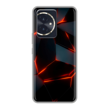Силиконовый чехол на Honor 100 с принтом Яркие абстракции Силиконовый чехол на Honor 100 с принтом Яркие абстракции