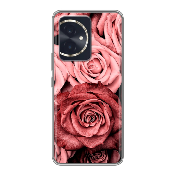 Силиконовый чехол на Honor 100 с принтом Цветы розы Силиконовый чехол на Honor 100 с принтом Цветы розы