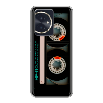Силиконовый чехол на Honor 100 с принтом Кассета Силиконовый чехол на Honor 100 с принтом Кассета