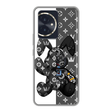 Силиконовый чехол на Honor 100 с принтом Луи робот Силиконовый чехол на Honor 100 с принтом Луи робот