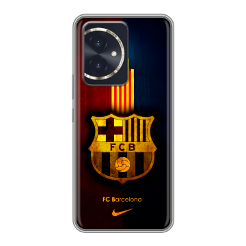 Силиконовый чехол на Honor 100 с принтом Барселона Barcelona