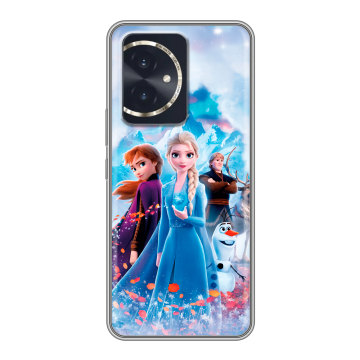 Силиконовый чехол на Honor 100 с принтом Холодное сердце Frozen Силиконовый чехол на Honor 100 с принтом Холодное сердце Frozen