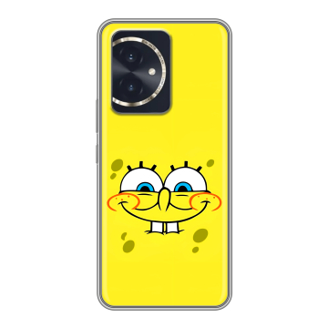 Силиконовый чехол на Honor 100 с принтом спанчбоб спанч боб