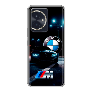 Силиконовый чехол на Honor 100 с принтом БМВ BMW