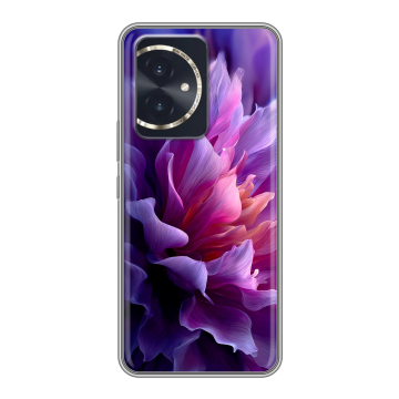Силиконовый чехол на Honor 100 с принтом женский цветы Силиконовый чехол на Honor 100 с принтом женский цветы