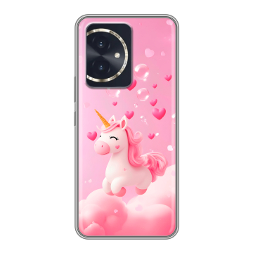 Силиконовый чехол на Honor 100 с принтом Единорог Силиконовый чехол на Honor 100 с принтом Единорог