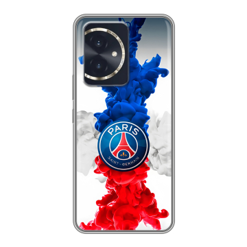 Силиконовый чехол на Honor 100 с принтом PSG ПСЖ Силиконовый чехол на Honor 100 с принтом PSG ПСЖ