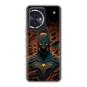 Силиконовый чехол на Honor 100 с принтом Batman Бэтмен Силиконовый чехол на Honor 100 с принтом Batman Бэтмен