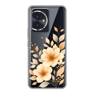 Силиконовый чехол на Honor 100 с принтом для девушки Силиконовый чехол на Honor 100 с принтом для девушки