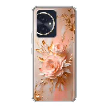 Силиконовый чехол на Honor 100 с принтом женский Силиконовый чехол на Honor 100 с принтом женский