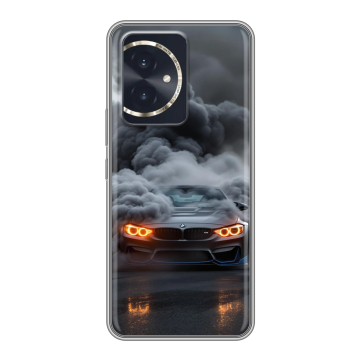 Силиконовый чехол на Honor 100 с принтом BMW БМВ