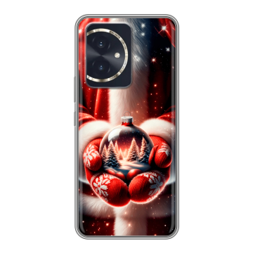 Силиконовый чехол на Honor 100 с принтом Новый год