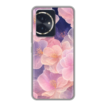 Силиконовый чехол на Honor 100 с принтом женский