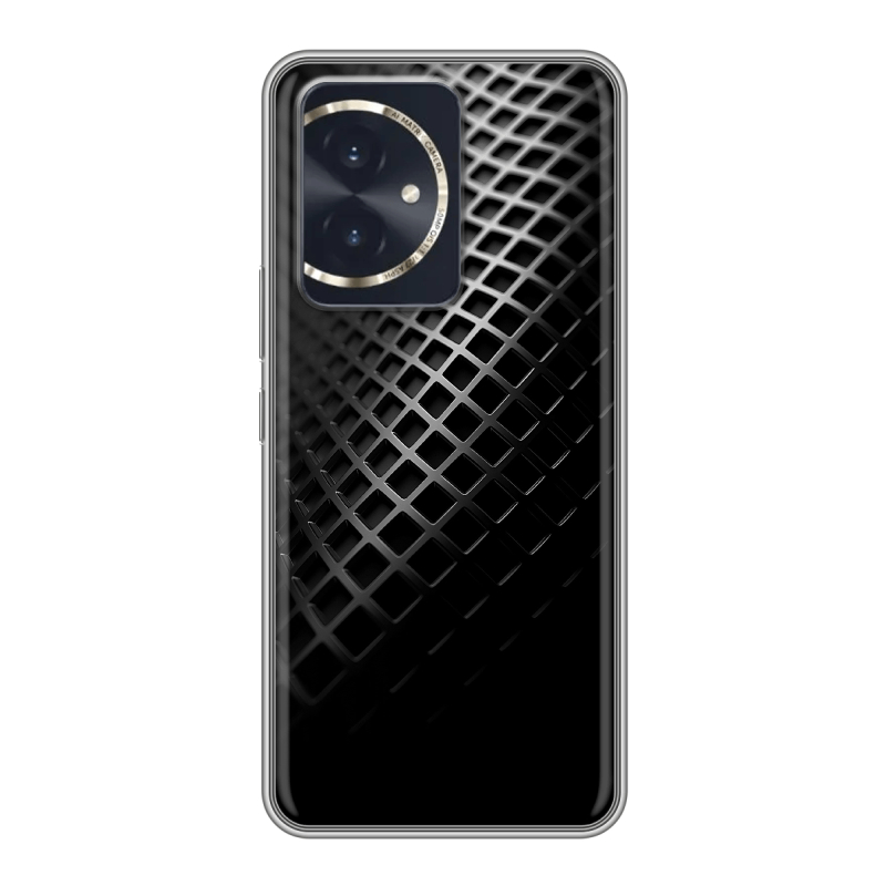 Силиконовый чехол на Honor 100 с принтом Текстура металла Силиконовый чехол на Honor 100 с принтом Текстура металла