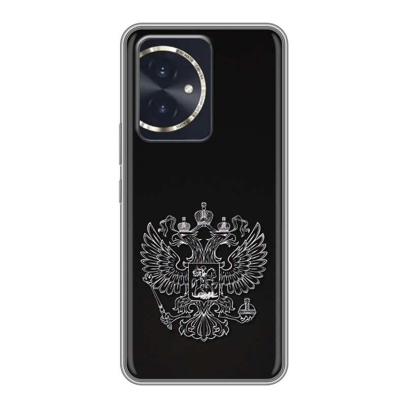 Силиконовый чехол на Honor 100 с принтом Герб России Силиконовый чехол на Honor 100 с принтом Герб России