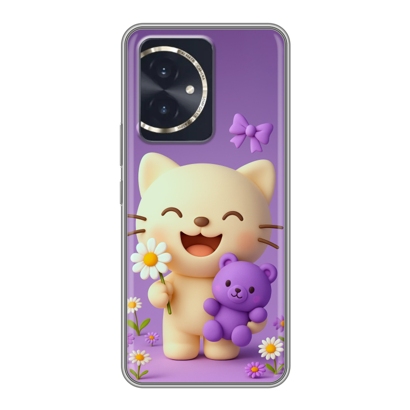 Силиконовый чехол на Honor 100 с принтом для девочек Силиконовый чехол на Honor 100 с принтом для девочек