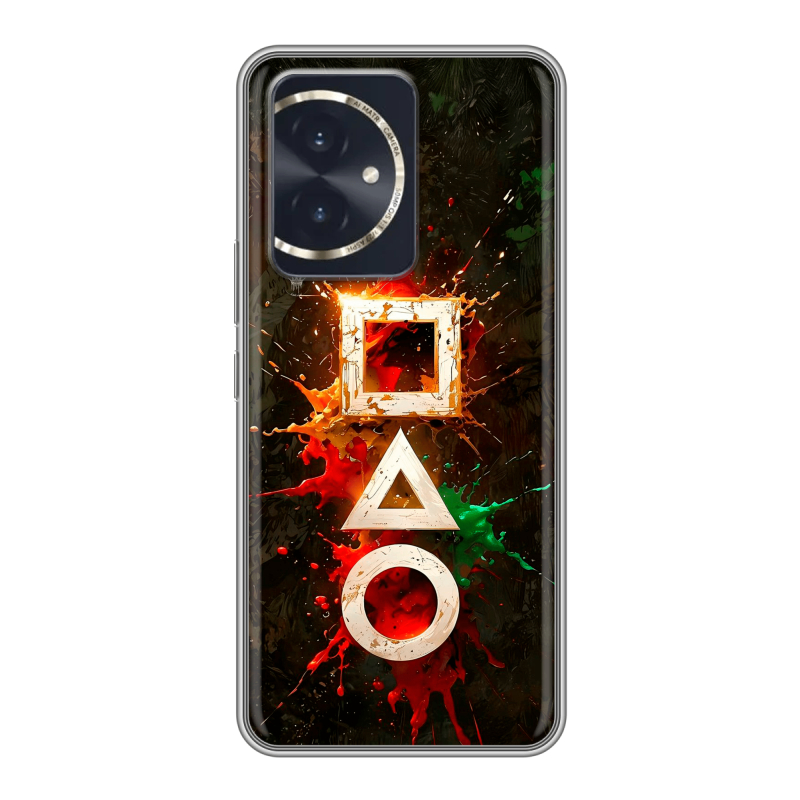 Силиконовый чехол на Honor 100 с принтом Squid Game Игра кальмара Силиконовый чехол на Honor 100 с принтом Squid Game Игра кальмара