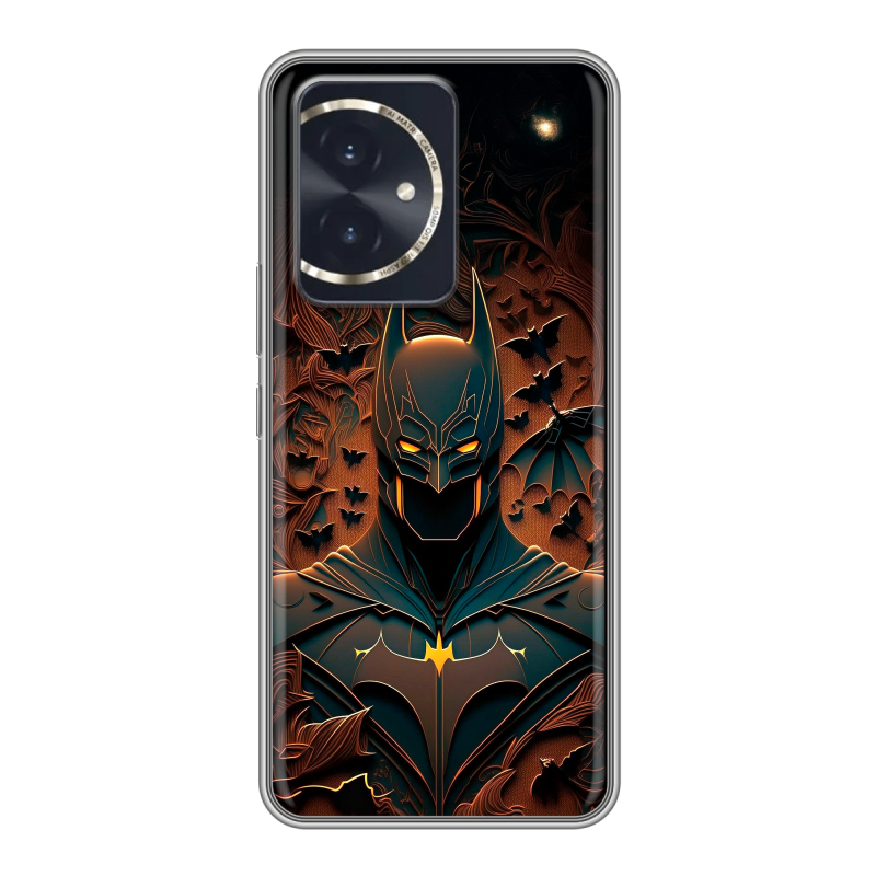 Силиконовый чехол на Honor 100 с принтом Batman Бэтмен Силиконовый чехол на Honor 100 с принтом Batman Бэтмен