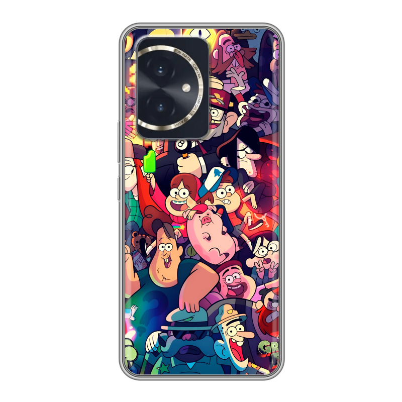 Силиконовый чехол на Honor 100 с принтом Gravity Falls Гравити Фолз Силиконовый чехол на Honor 100 с принтом Gravity Falls Гравити Фолз