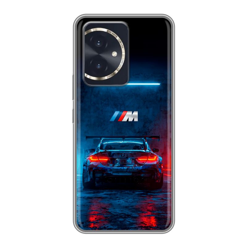 Силиконовый чехол на Honor 100 с принтом BMW БМВ Силиконовый чехол на Honor 100 с принтом BMW БМВ