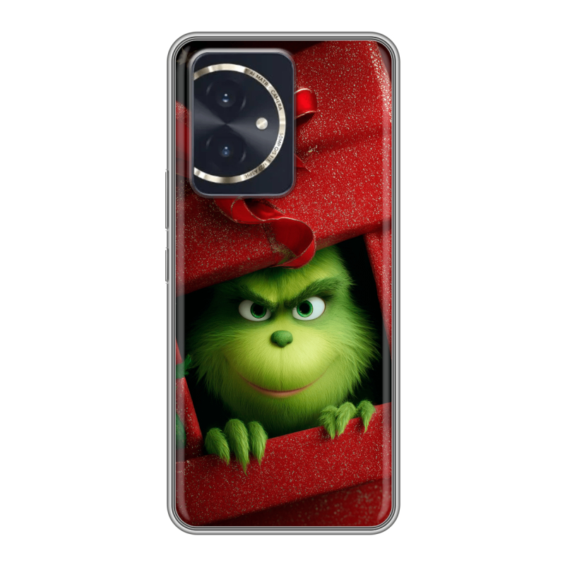 Силиконовый чехол на Honor 100 с принтом Новый год Силиконовый чехол на Honor 100 с принтом Новый год
