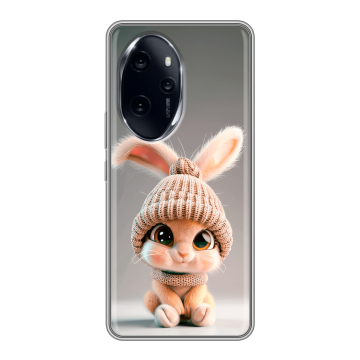 Силиконовый чехол на Honor 100 Pro с принтом Кролик