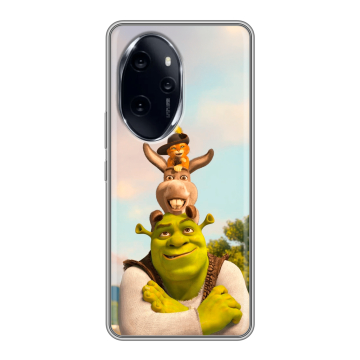 Силиконовый чехол на Honor 100 Pro с принтом Шрек Shrek Силиконовый чехол на Honor 100 Pro с принтом Шрек Shrek
