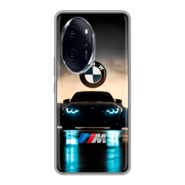 Силиконовый чехол на Honor 100 Pro с принтом БМВ BMW