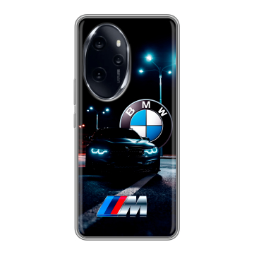 Силиконовый чехол на Honor 100 Pro с принтом БМВ BMW