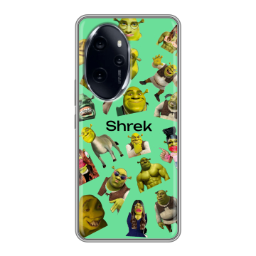 Силиконовый чехол на Honor 100 Pro с принтом Шрек Shrek Силиконовый чехол на Honor 100 Pro с принтом Шрек Shrek