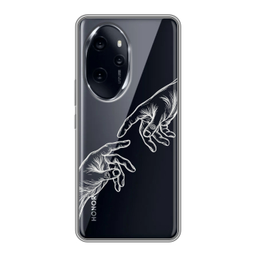 Силиконовый чехол на Honor 100 Pro с принтом Сотворение мира Силиконовый чехол на Honor 100 Pro с принтом Сотворение мира