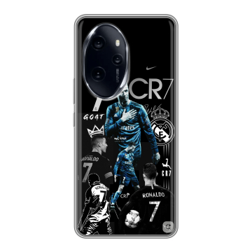 Силиконовый чехол на Honor 100 Pro с принтом Реал Роналдо Силиконовый чехол на Honor 100 Pro с принтом Реал Роналдо