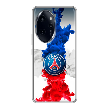Силиконовый чехол на Honor 100 Pro с принтом PSG ПСЖ